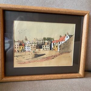 Hand painted Original Neil JH Macleod, of Pittenweem, Fife in Scotland